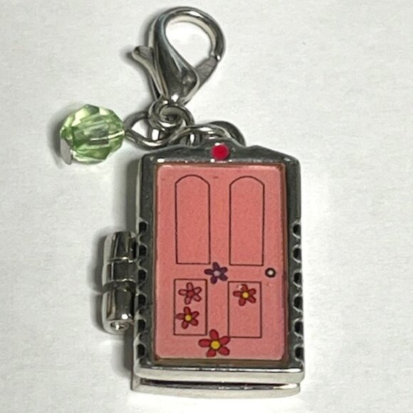 Disney Parks Dangle Charm Monsters INC Book Door Hinged Enamel Metal - Picture 1 of 7